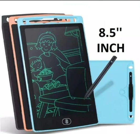 Pack Of 01 – Lcd Writing Tablet For Kids – Digital Drawing Pad With Erasable Screen, Reusable Writing Board For Drawing, Doodling, And Learning (random Color)