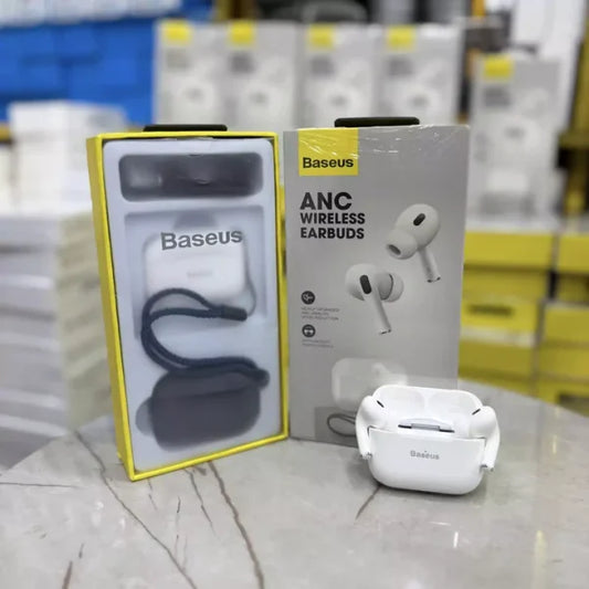 Baseus Anc Wireless Earbuds Pro 2 – Hybrid Active Noise Cancellation, Bluetooth 5.3, 38h Battery Life, Smart Touch, Ipx5 – Available In Black & White