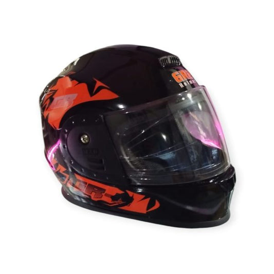 Stylish Biker Helmet – Unique Graphic Design (Random)